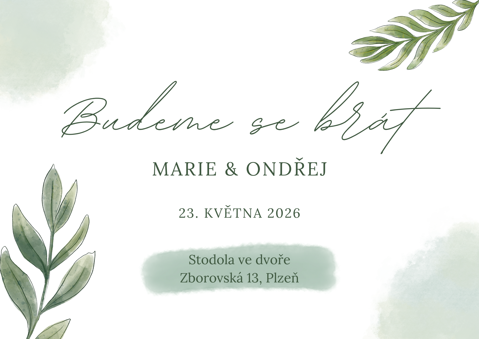 Svatební oznámení